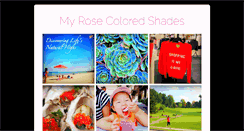 Desktop Screenshot of myrosecoloredshades.com